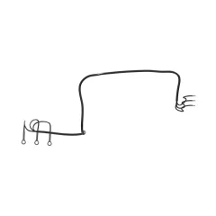 Caterpillar Air Conditioner Sensing Harness — three-quarter view