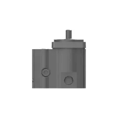 Caterpillar Hydraulic Fan Motor — vista de três quartos
