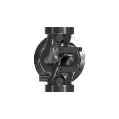 Caterpillar Turbocharger Air Lines Exhaust Elbow — three-quarter view