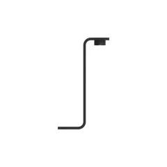 Caterpillar Hidrolik Fan Line Dağı Bracket — açılı görünüm