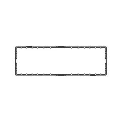 Caterpillar 0.5mm Thick Engine Oil Pan FLACHDICHTUNG — Dreiviertelansicht