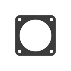 Caterpillar 0.8mm Thick Air Pipe Gasket — Dreiviertelansicht