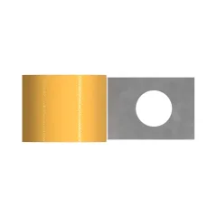 Caterpillar 23.81mm interner Durchmesserschleifenclip — Dreiviertelansicht
