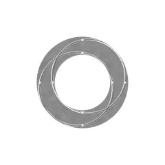 Caterpillar 130.96mm Lavadora de Bronce — vista en tres cuartos