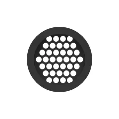 Caterpillar 159.91mm Long Oil Cooler Screen — Dreiviertelansicht