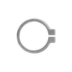 Caterpillar Single Tube Clamp — açılı görünüm