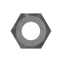 Caterpillar M10X1.5 Thread Hex Flange Nut — açılı görünüm