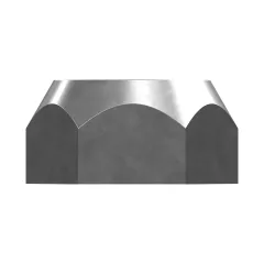Caterpillar M10X1.5 Thread Hex Flange Nut — açılı görünüm