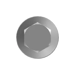 Caterpillar M10 Hexagonal FLANSCH Head SCHRAUBBOLZEN — Dreiviertelansicht