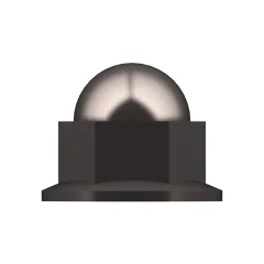Caterpillar M8 x 1.25mm Hex Acorn Nut — three-quarter view