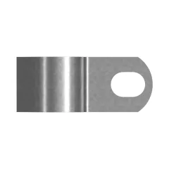 Caterpillar 25.40mm Diamètre intérieur Crochet demi-acier clip — vue de trois quarts
