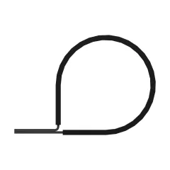 Caterpillar 50.80mm Internal Diameter Clip — açılı görünüm