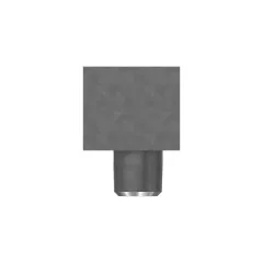 Caterpillar 1/8-27 X 1/4-18 NPTF 90 Gradbogenadapter — Dreiviertelansicht