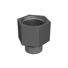 Caterpillar 1" STOR Düz Hex Adapt
