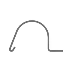 Caterpillar Single Half Top Clip — Dreiviertelansicht