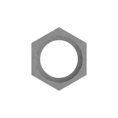 Caterpillar 1-3/16-12 Thread Hex Swivel Tuerca — vista en tres cuartos