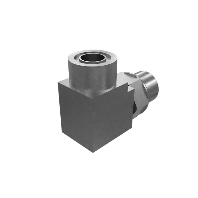 Hexagonal Hidrolik Akışkanları 90 Derece Elbow Adapt