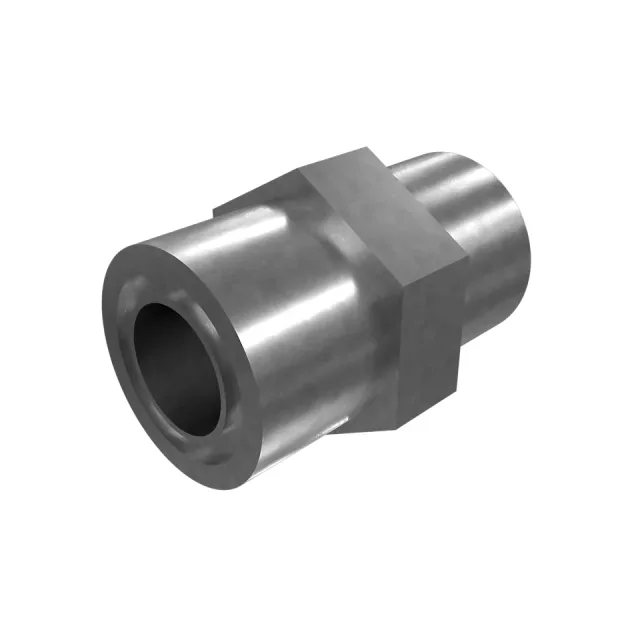 31.75mm Hexagonal Hydraulic Straight Adapter