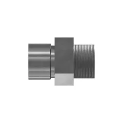 Caterpillar 25.40mm Hexagonal Plak Çelik Düz Adapt — açılı görünüm