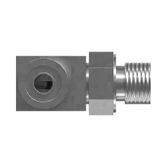 Caterpillar 9/16-18 X 11/16-16 Thread 90-Degree Elbow Adapt — açılı görünüm