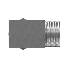 Caterpillar 9/16-18 X 11/16-16 Thread 90-Degree Elbow Adapt — açılı görünüm