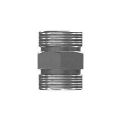 Caterpillar 49.50mm Long Straight Adapter — three-quarter view