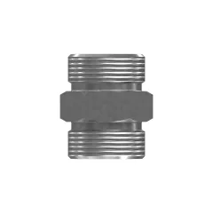 Caterpillar 49.50mm Long Straight Adapter — three-quarter view