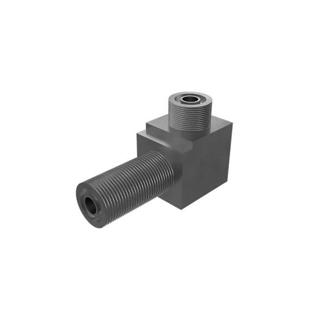 Adaptador 11/16-16 Thread Hex Head 90 Graus Cotovelo O-Ring