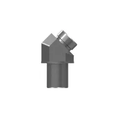 Caterpillar 1-7/16-12 X 1-7/16-12 Hex Head 45 Degrees Elbow O-Ring Adapter — Dreiviertelansicht