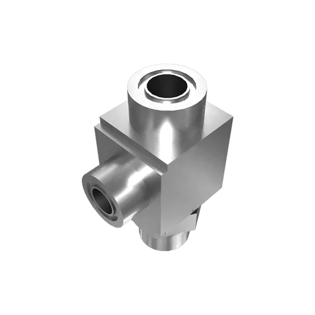 34.92mm Hexagonal Akışkanlar Tee Adapting