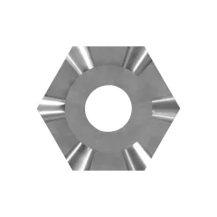 Caterpillar M6 x 1mm Hex Weld Somun — açılı görünüm
