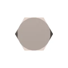 Caterpillar Perno de Cabeza Hexagonal M8-1.25 x 75mm — vista en tres cuartos