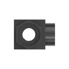 Caterpillar 1 7/16" Tee Adapter — Dreiviertelansicht