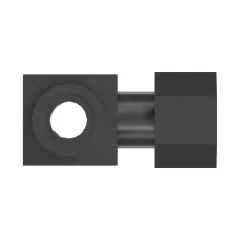 Caterpillar 1" ORFS Tee Adapter — açılı görünüm