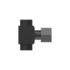 Caterpillar 1" ORFS Tee Adapter — açılı görünüm