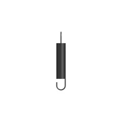 Caterpillar 16.8mm OD Machine Loop Extension Spring — three-quarter view