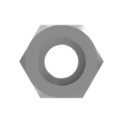 Caterpillar 1/2-14 NPTF SECHSKANTKOPF Straight Adapter — Dreiviertelansicht