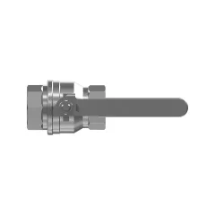 Caterpillar NPT Flow Control Ball Valve — açılı görünüm