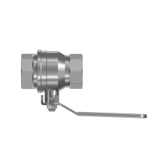 Caterpillar NPT Flow Control Ball Valve — açılı görünüm