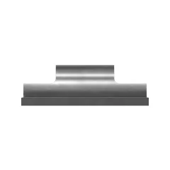 Caterpillar 2.5mm Thick Bottom Mangueira Clip — vista de três quartos