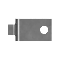 Caterpillar 2.5mm Thick Bottom Mangueira Clip — vista de três quartos