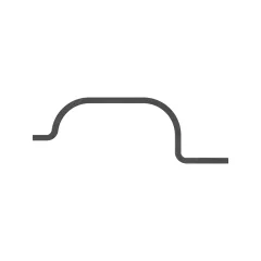 Caterpillar 46.00mm İç Segment Two Piece Clip — açılı görünüm