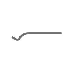 Caterpillar Engine Coolant Line Clip — açılı görünüm