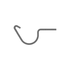 Caterpillar Engine Coolant Line Clip — Dreiviertelansicht