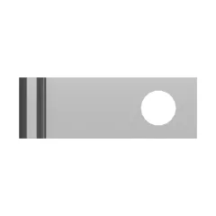 Caterpillar 6.35mm İç Sayfa Tek Tube Steel Clip — açılı görünüm