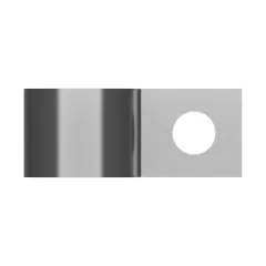 Caterpillar 25.40mm Single Boru Steel Clip — açılı görünüm