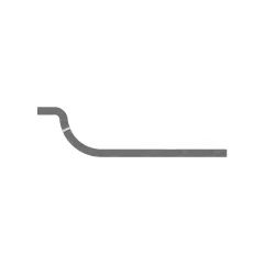 Caterpillar 22.00mm İç Sayfa Single Tube Clip — açılı görünüm