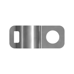 Caterpillar 22mm OD Tube Half Pipe Sattelclip — Dreiviertelansicht