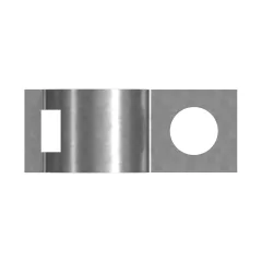 Caterpillar 25.00mm Innendurchmesser Stahlclip — Dreiviertelansicht