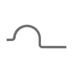 Caterpillar 25.00mm Innendurchmesser Stahlclip — Dreiviertelansicht